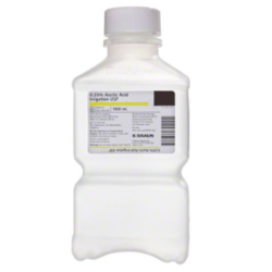 0.25% Acetic Acid Irrigation in 1,000mL PIC Plastic Container - 16/Case (R6600-01) B. Braun Medical, Inc.