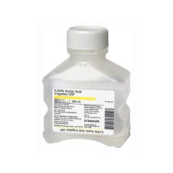 0.25% Acetic Acid Irrigation in 500mL PIC Plastic Container - 16/Case (R6601-01) B. Braun Medical, Inc.