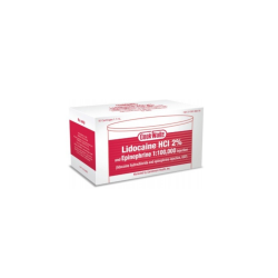 Lidocaine HCl 2% with 1:100,000 Epinephrine - 50/Box (99167) Cook-Waite