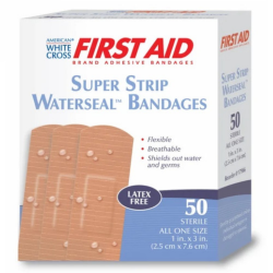 1" x 3" Waterseal Adhesive Bandage - 1,200/Case (17966) Dukal Corporation 1" x 3" Waterseal Adhesive Bandage - 1,200/Case (17966) Dukal Corporation
