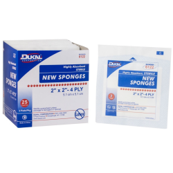 2" x 2" Sterile Non-Woven New Sponge - 1,500 Packs/Case (6122) Dukal Corporation 2" x 2" Sterile Non-Woven New Sponge - 1,500 Packs/Case (6122) Dukal Corporation