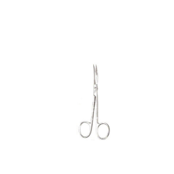 Curved Plastic Surgery Scissors with Sharp/Sharp Points - 12.1cm (104-632) Fine Surgical Instruments