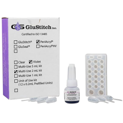 2mL Violet PeriAcryl Oral Adhesive Multi-Use Kit (P-ACRYL2V) GluStitch, Inc. 2mL Violet PeriAcryl Oral Adhesive Multi-Use Kit (P-ACRYL2V) GluStitch, Inc.