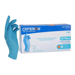 Medium Blue Criterion N100 Nitrile PF Exam Glove - 1,000/Case (1118536) Henry Schein Medical