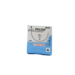 1 x 60" Prolene Polypropylene Suture with TP-1 Needle - 12/Box (8824G) Ethicon Inc.