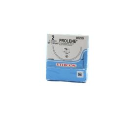 2 x 60" Prolene Polypropylene Suture with TP-1 Needle - 12/Box (8825G) Ethicon Inc.