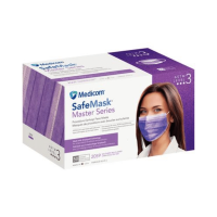Southern Bellflower Level 3 SafeMask Master Series Earloop Mask - 100/Box (2059) Medicom, Inc. Southern Bellflower Level 3 SafeMask Master Series Earloop Mask - 100/Box (2059) Medicom, Inc.