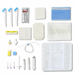 Continuous Epidural Tray, 17G x 3.5" Tuohy Needle, 19G Reinforced Catheter, without Pharmaceuticals (PAIN9026), Medline Industries, Inc. Continuous Epidural Tray, 17G x 3.5" Tuohy Needle, 19G Reinforced Catheter, without Pharmaceuticals (PAIN9026), Medline Industries, Inc.