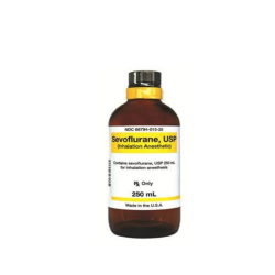 Sevoflurane 100% Inhalation Anesthetic in 250mL Bottle (66794001525) Piramal Critical Care