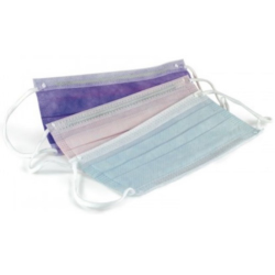 Blue Level 1 Earloop Face Masks - 500/Case (GCIBLA) Quala Dental Products