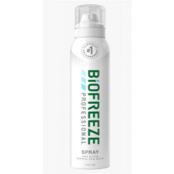 Biofreeze Professional Pain in 360° 4 oz. Spray Can - 12/Box (13422) RB Health, LLC. Biofreeze Professional Pain in 360° 4 oz. Spray Can - 12/Box (13422) RB Health, LLC.