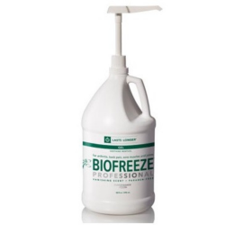 Biofreeze Professional Pain Gel in 1 Gallon Bottle - 4/Case (13433) RB Health, LLC. Biofreeze Professional Pain Gel in 1 Gallon Bottle - 4/Case (13433) RB Health, LLC.