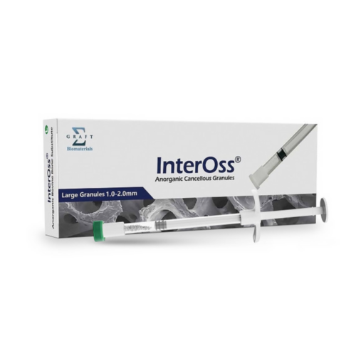 InterOss Large Particle Anorganic Cancellous Bone Graft in 0.5cc Syringe (IOLGS050) SigmaGraft