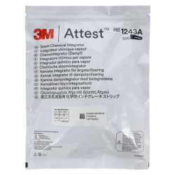 2" x 0.75" Attest SteriGage Chemical Integrator Strips - 500/Pack (1243A) 3M Health Care (now Solventum) 2" x 0.75" Attest SteriGage Chemical Integrator Strips - 500/Pack (1243A) 3M Health Care (now Solventum)