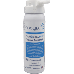 CoolJect Targeted-Mist Topical Anesthetic Canister, with Integrated Nozzle (CJ04050-00) VCS Medical
